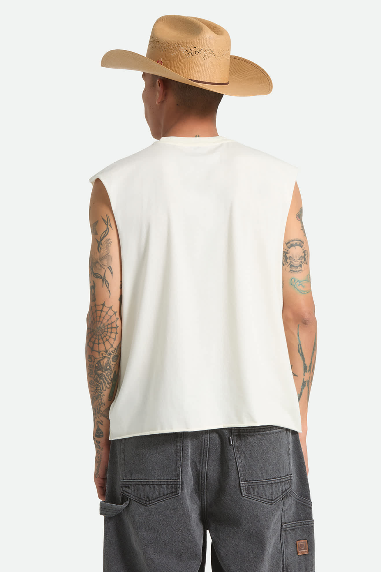 brixton-wolcott-boxy-muscle-tank-off-white-print image 4