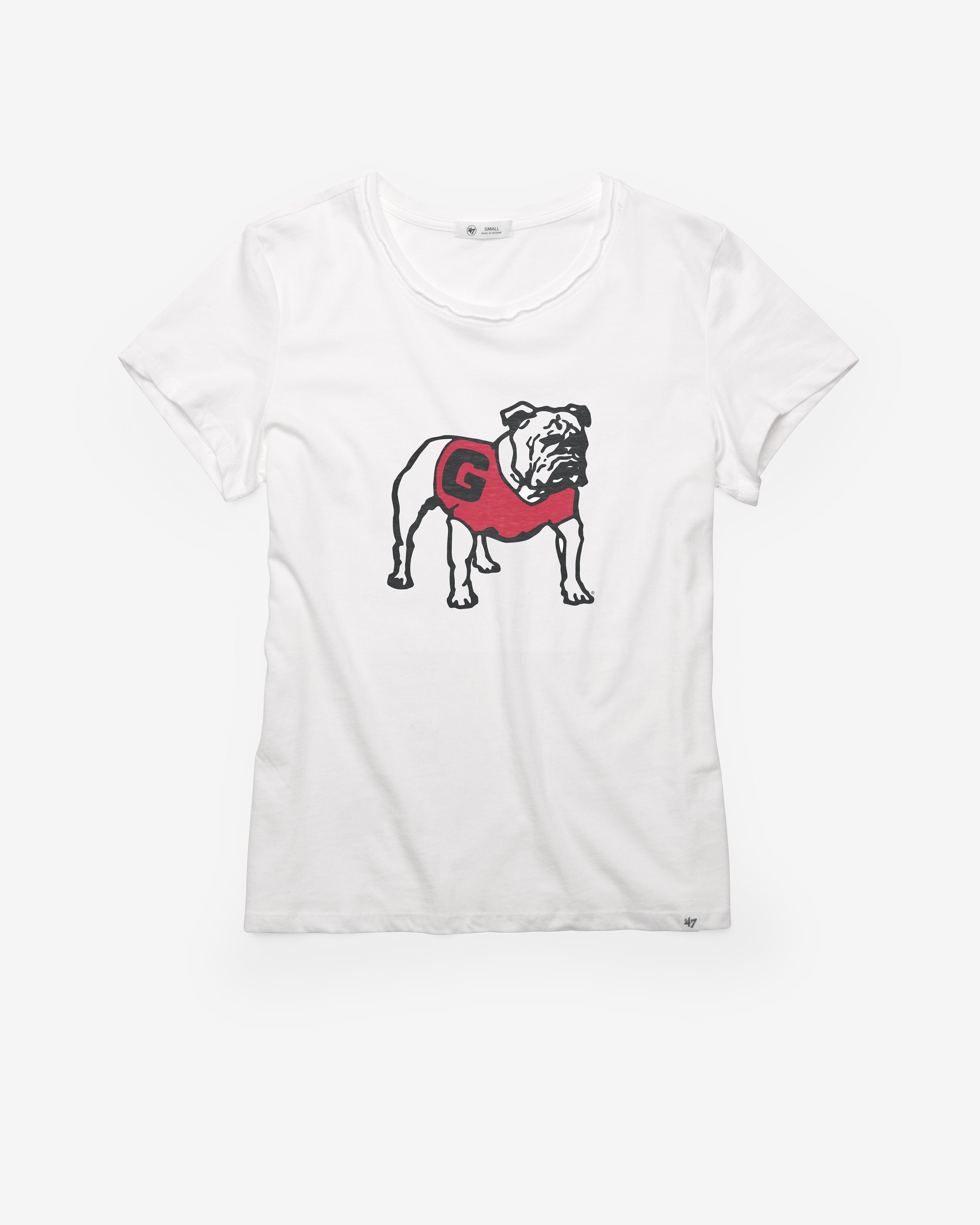 47-frankie-tee-georgia-bulldogs-premier-shirt-damen-white-wash image 1