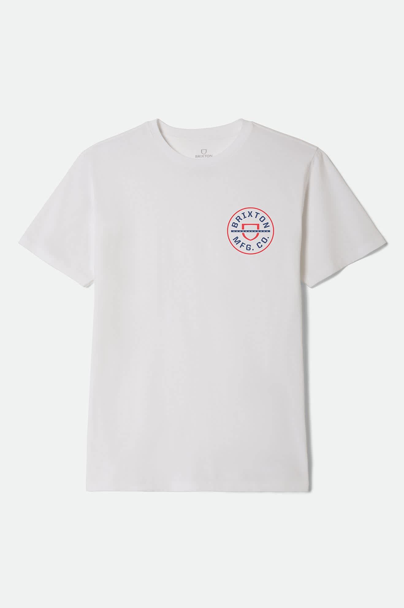 brixton-crest-starline-t-shirt-wei-herren-mit-print image 1