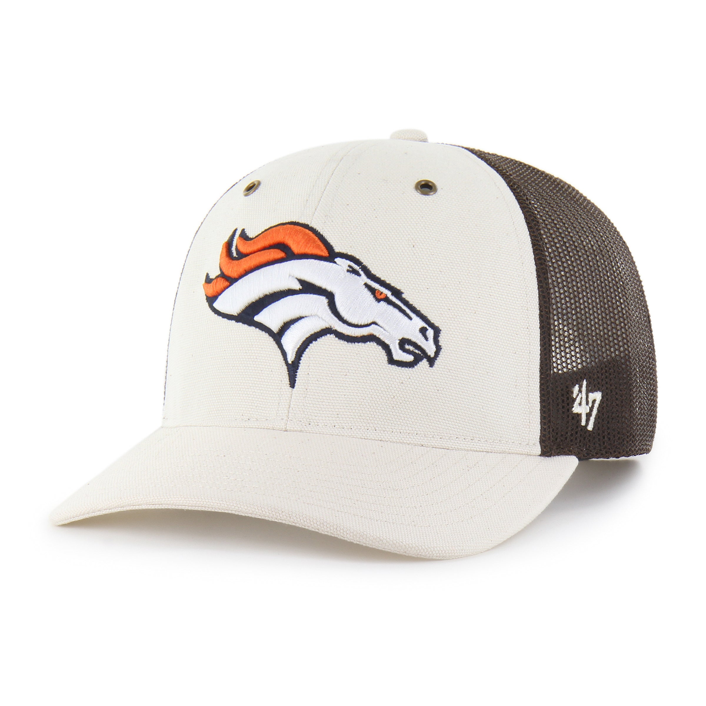47-brand-denver-broncos-carhartt-trucker-cap-natural-snapback image 1