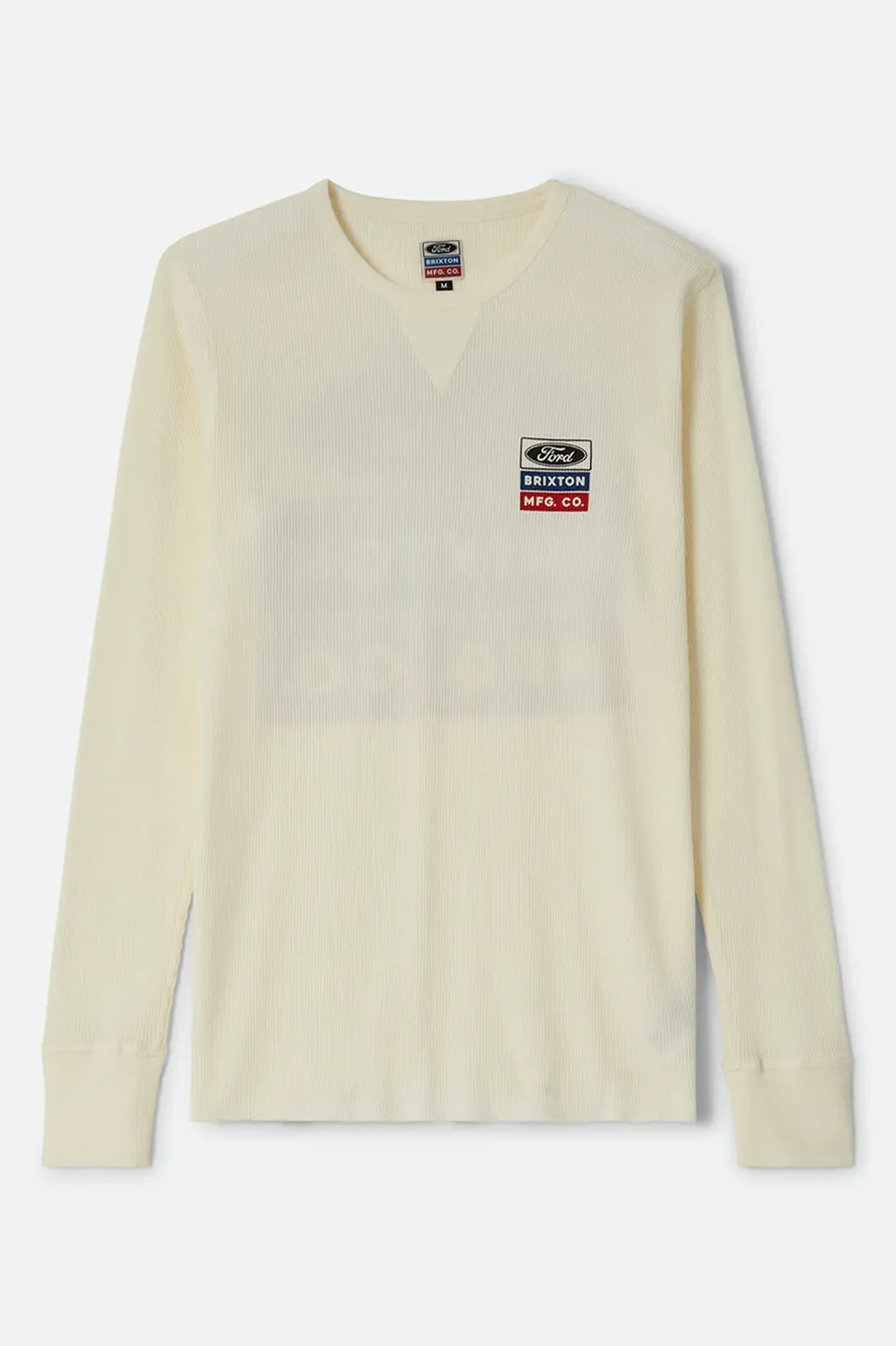 brixton-ford-service-waffle-shirt-wimbledon-white-herren image 1