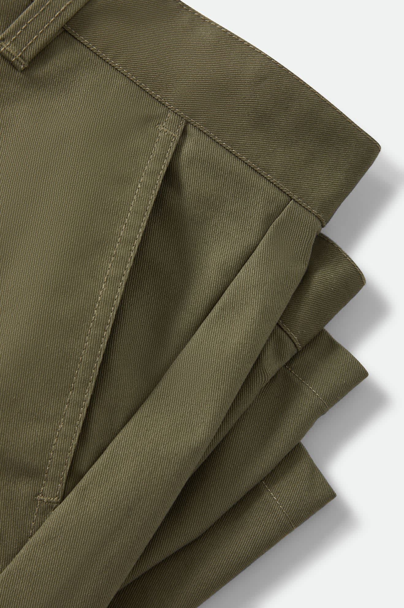 brixton-santo-chino-short-olive-surplus-stretch image 7