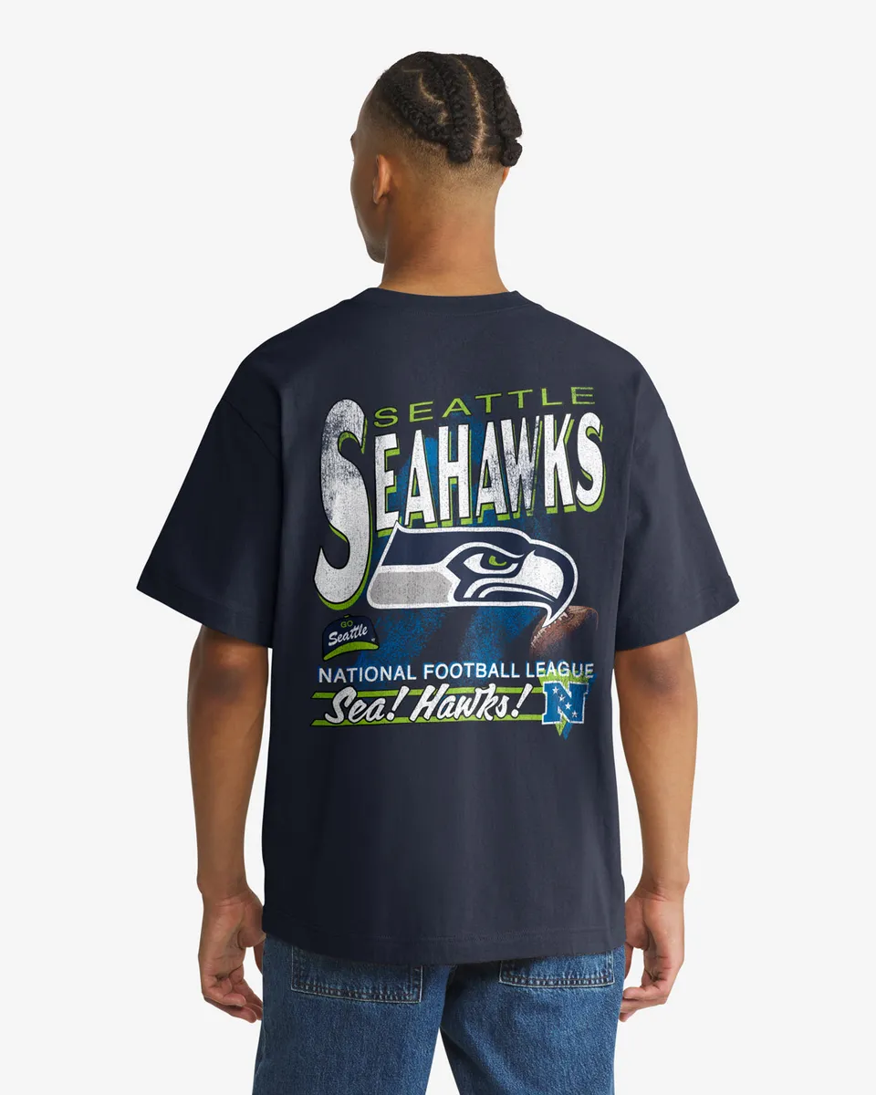 47-brand-seahawks-under-bar-foundation-t-shirt-navy image 1
