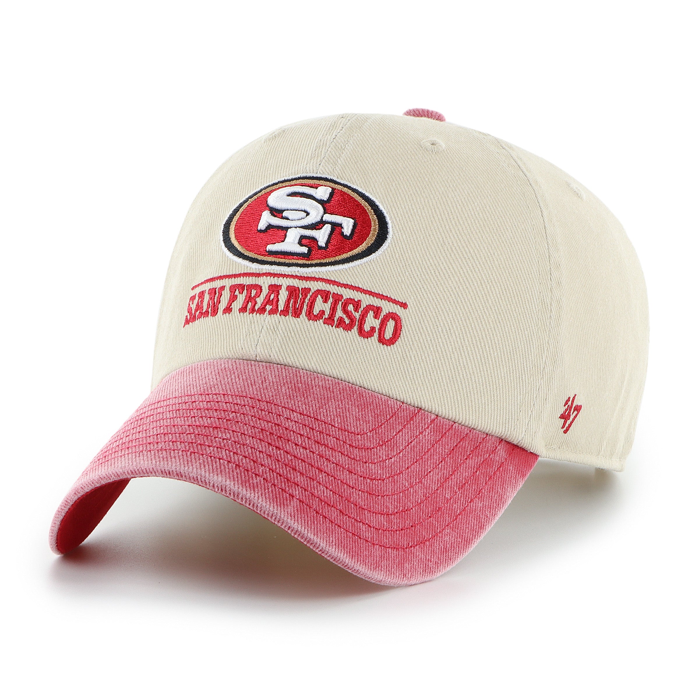 47-clean-up-logo-line-49ers-cap-two-tone-mojave image 1