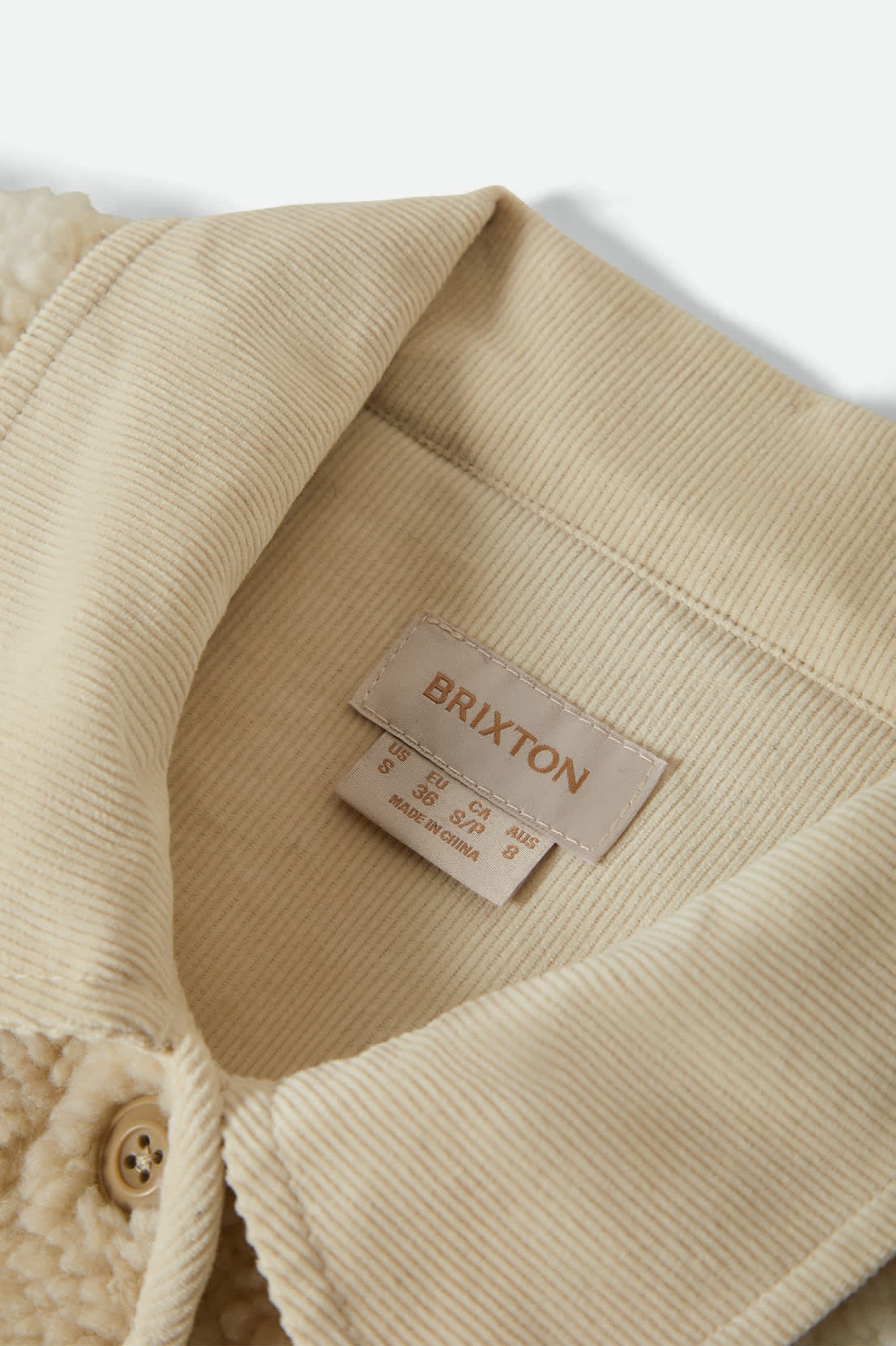 brixton-delilah-sherpa-jacke-white-natural-checker image 5