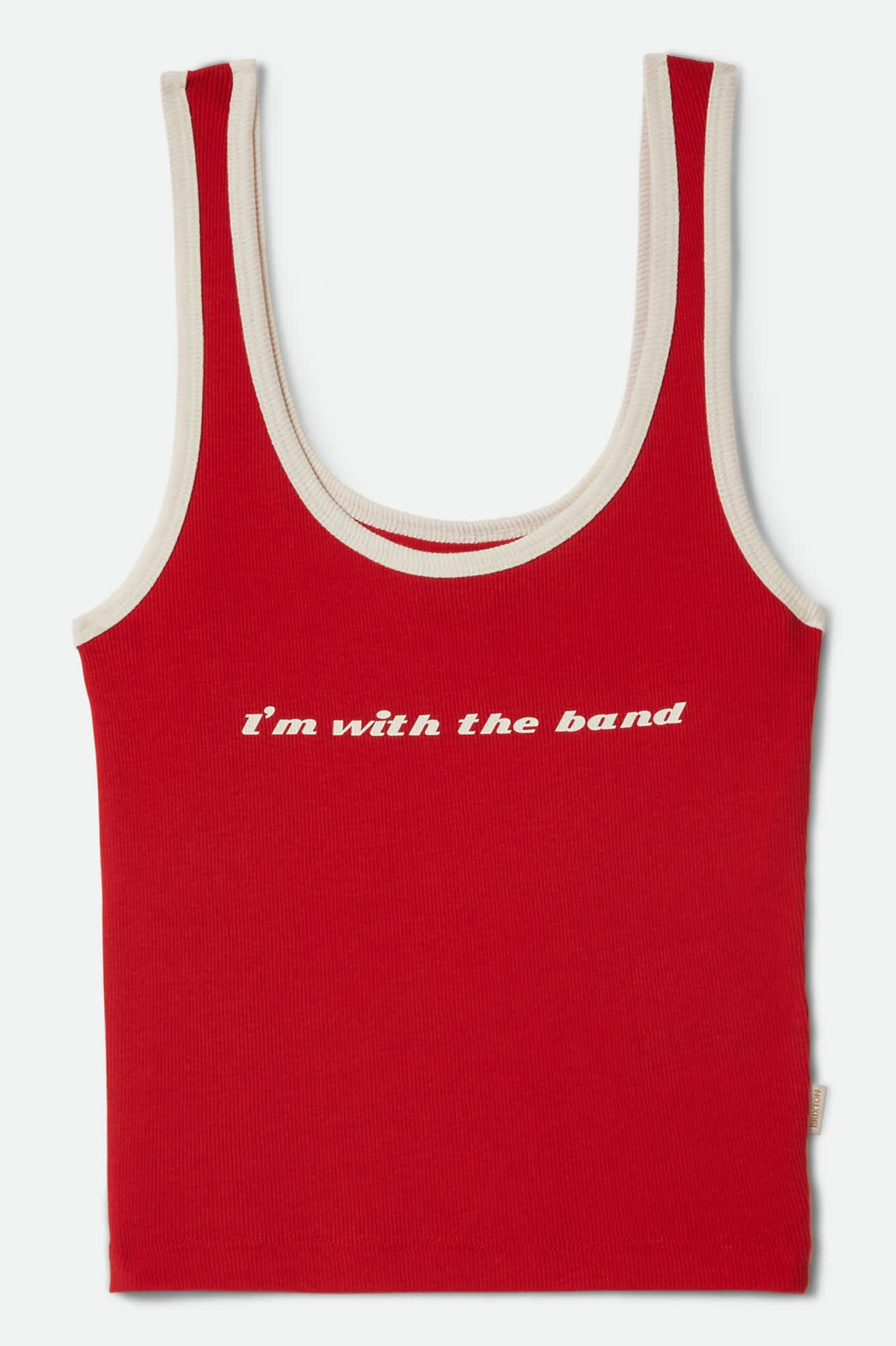 brixton-i-m-with-the-band-ringer-a-tank-tank-top-adrenaline-rush-rot image 2