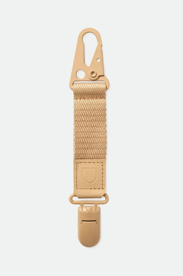 brixton-proper-hat-clip-sand-karabiner image 1