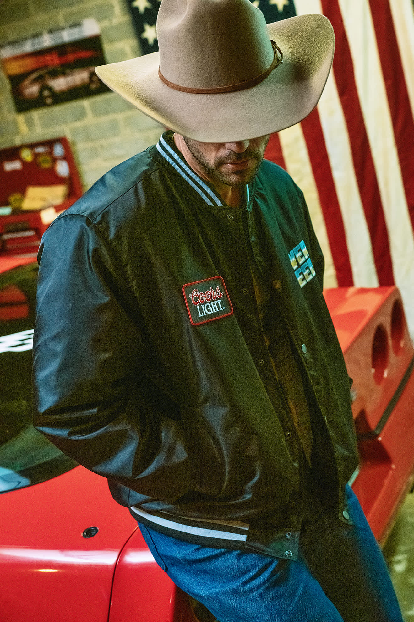 brixton-coors-light-silver-speed-shop-jacke-schwarz-silber image 8