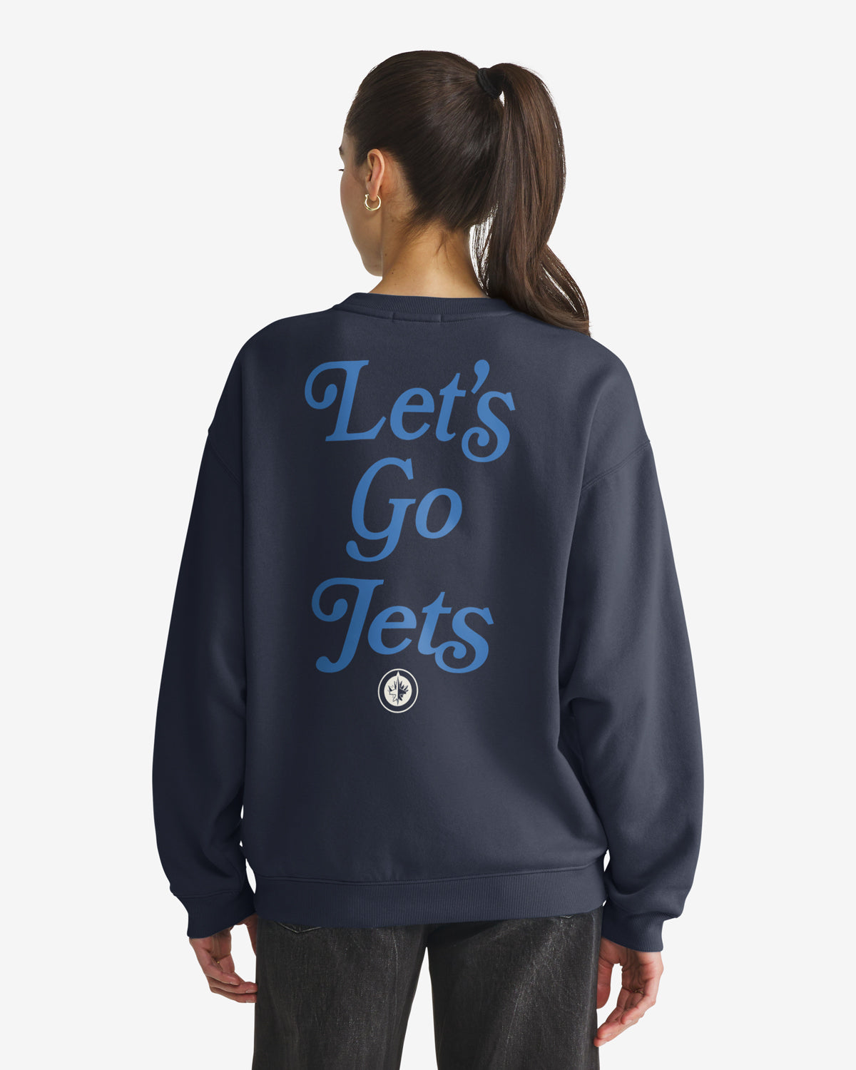47-oversized-crew-winnipeg-jets-shout-it-out-sweatshirt-fall-navy image 1