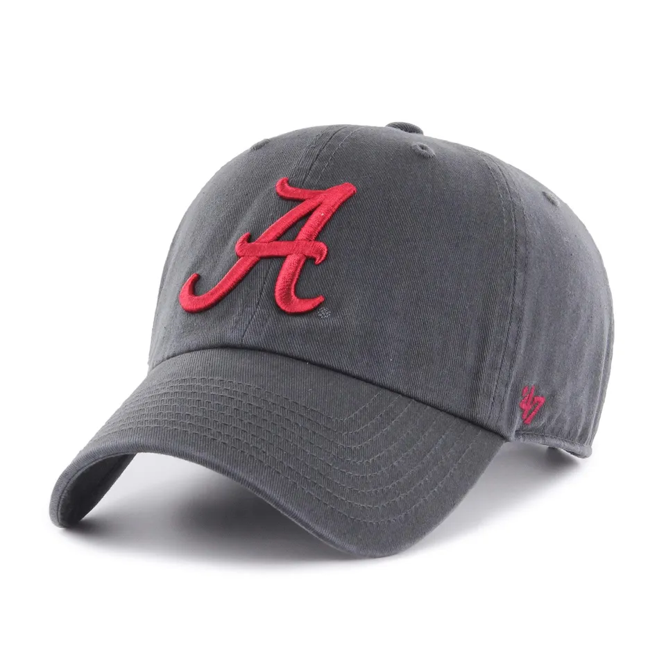 47-brand-alabama-crimson-tide-clean-up-cap-grau image 1