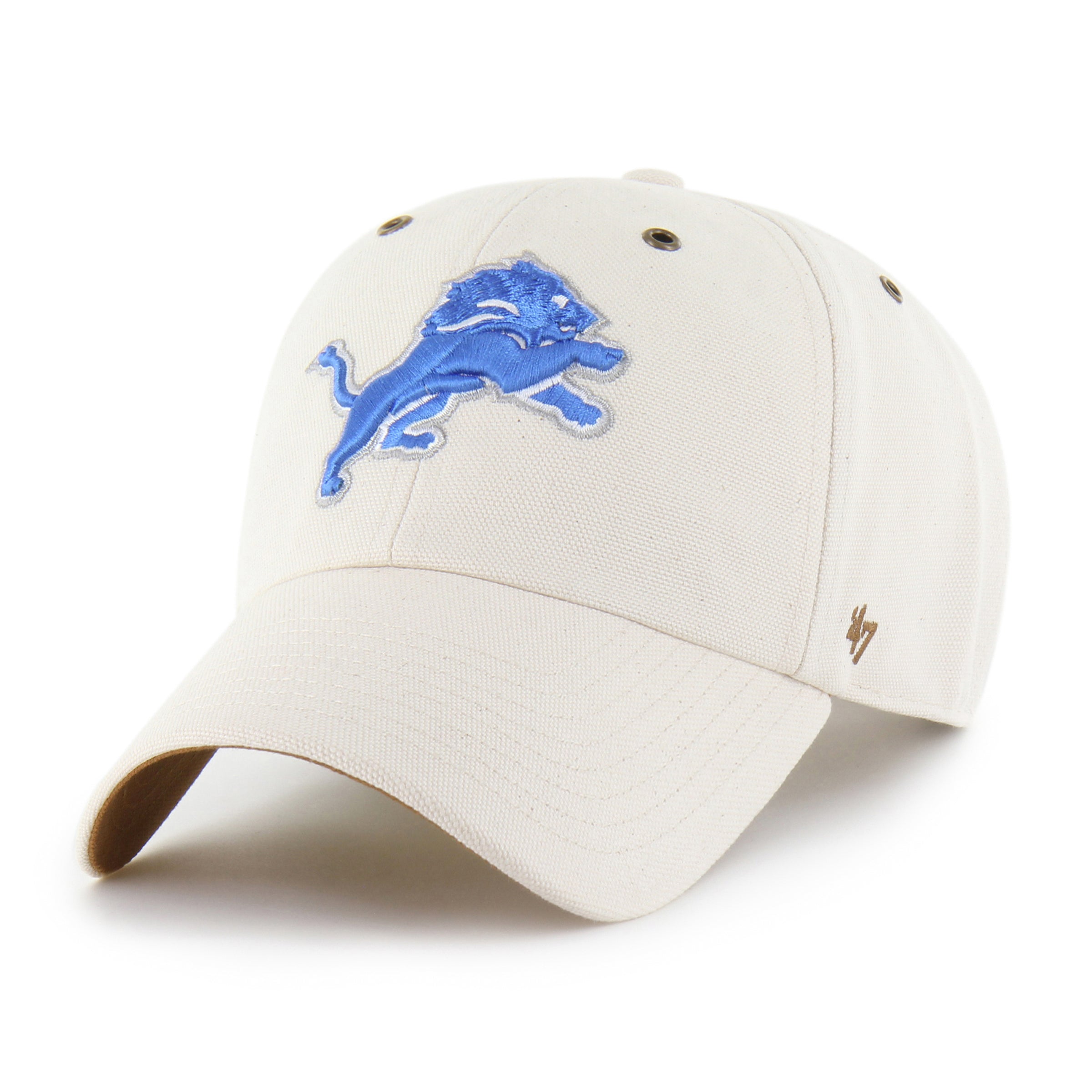 47-brand-carhartt-clean-up-detroit-lions-cap-natural-osf image 1