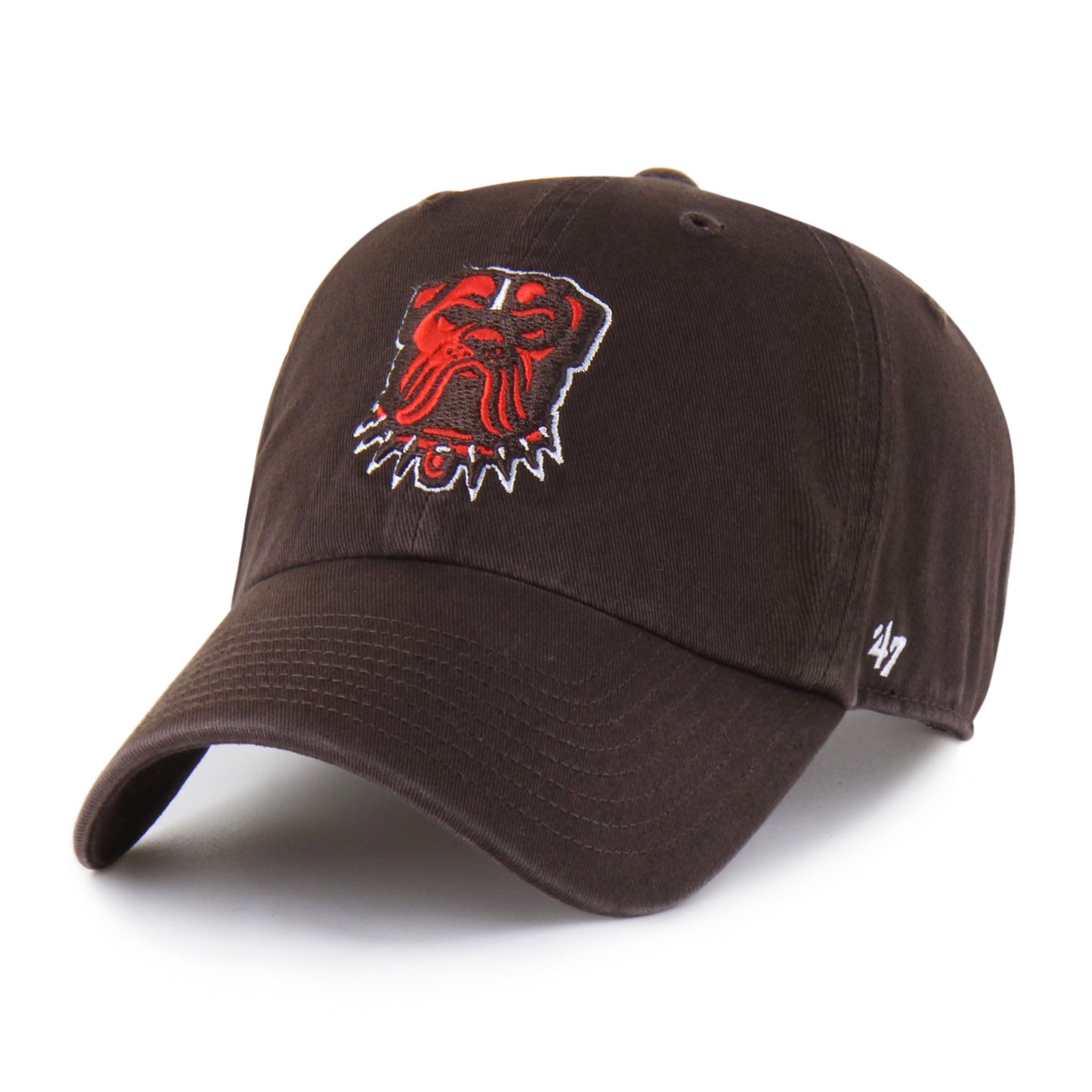 47-brand-cleveland-browns-clean-up-baseballkappe-brown image 1