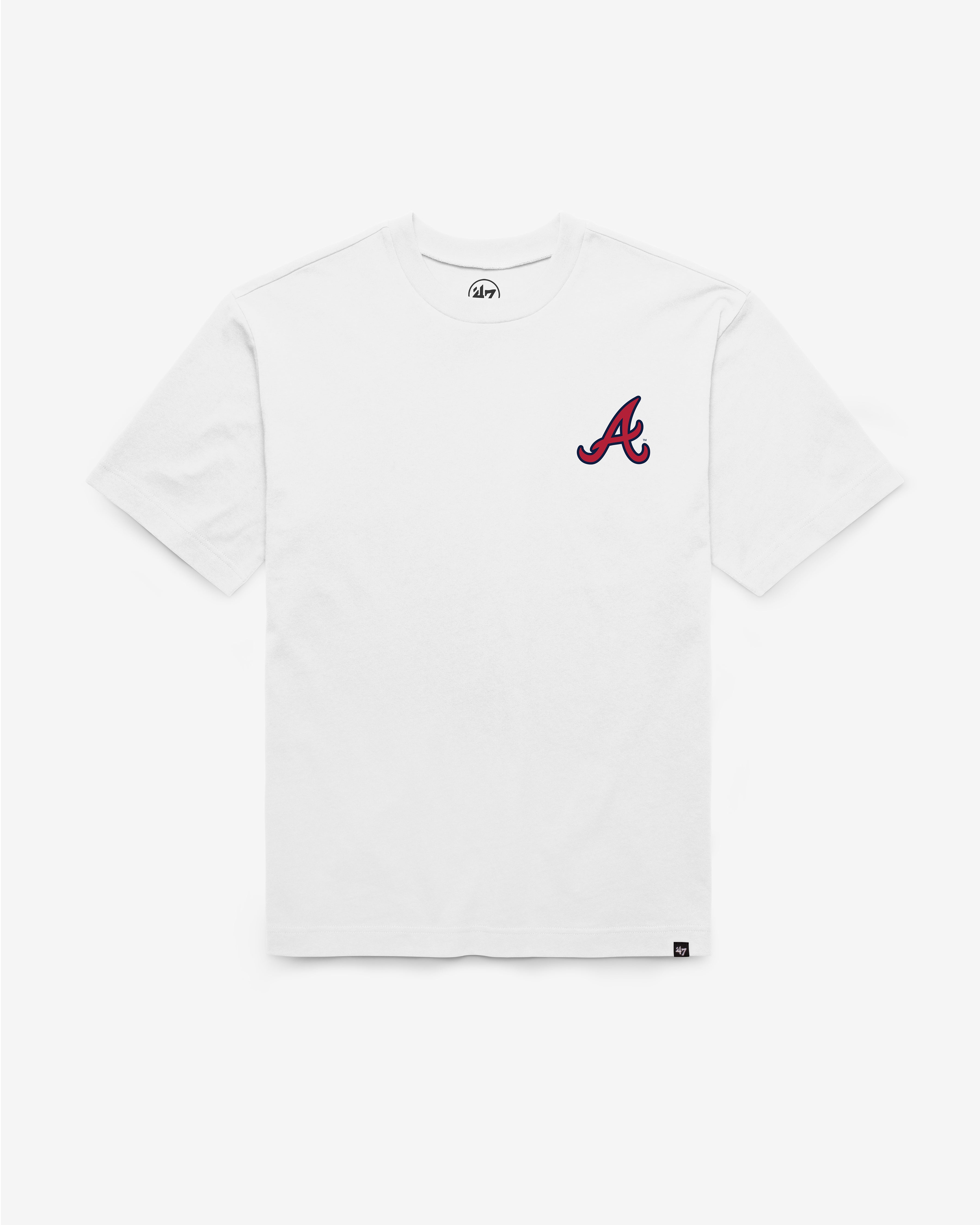 47-foundation-tee-atlanta-braves-snack-stand-t-shirt-white image 2
