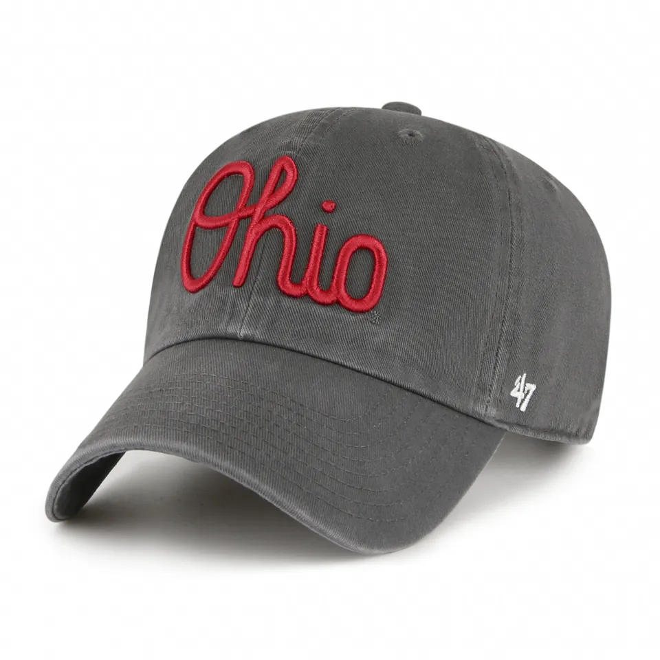 47-brand-clean-up-ohio-state-cap-charcoal-osf image 1