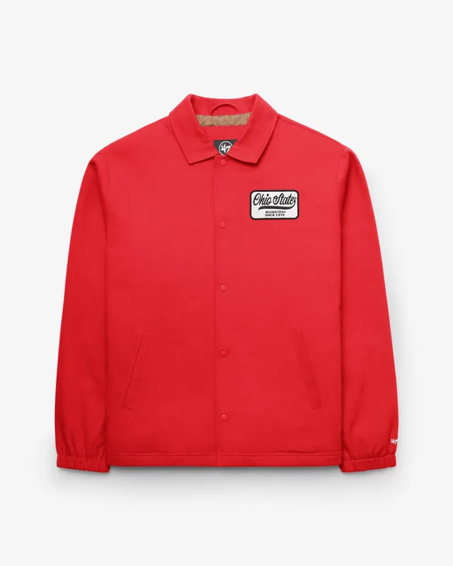 47-brand-ohio-state-vintage-retread-coaches-jacke-rot image 1