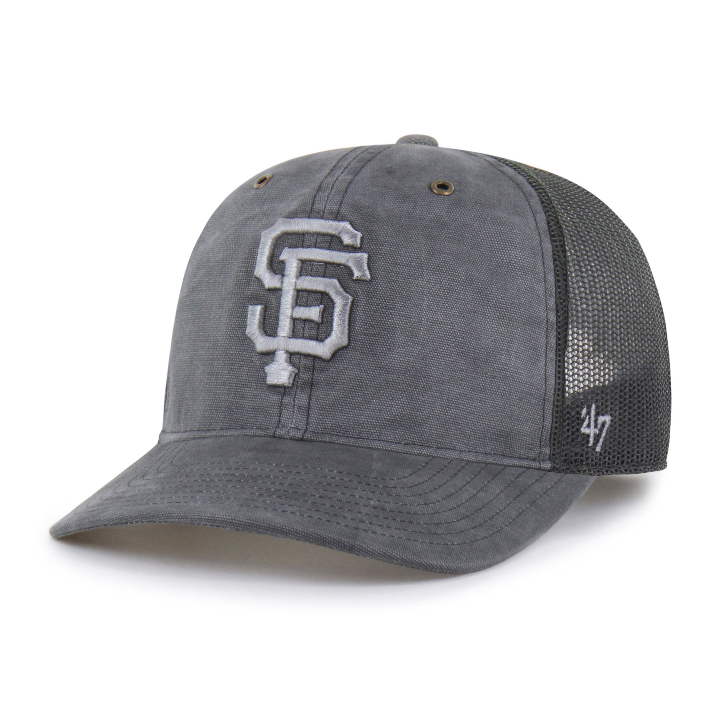 47-brand-trucker-san-francisco-giants-cap-schwarz-snapback image 4