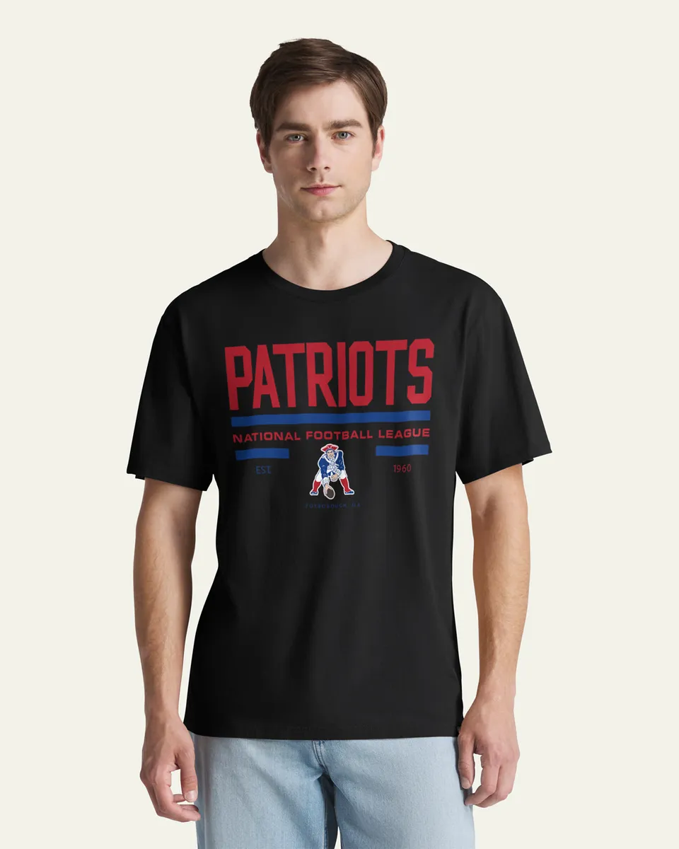 47-foundation-tee-new-england-patriots-stack-block-t-shirt-schwarz image 1