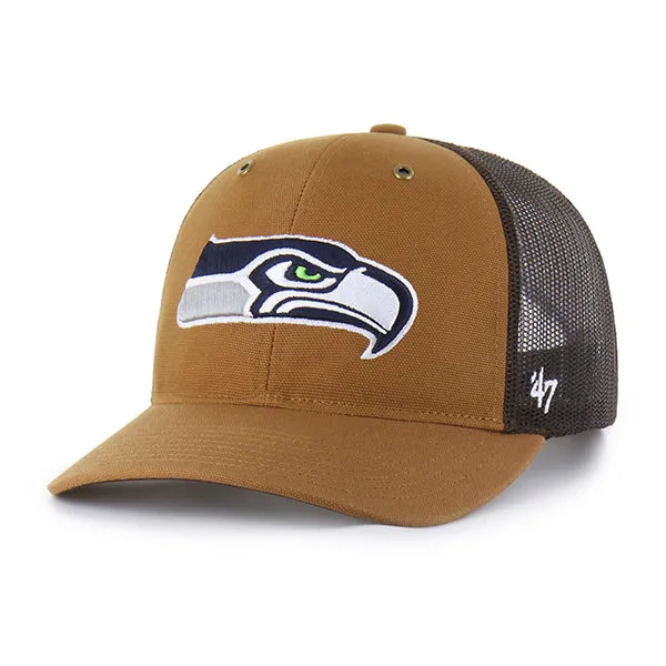 47-brand-seattle-seahawks-carhartt-trucker-rf-cap-braun image 1