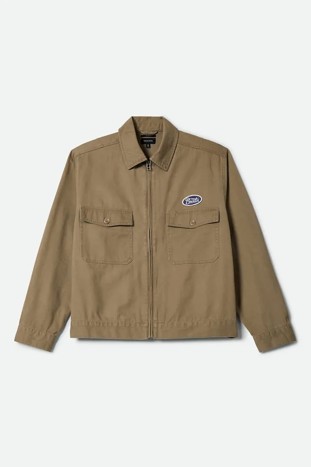 brixton-trademark-garage-jacke-washed-khaki image 1