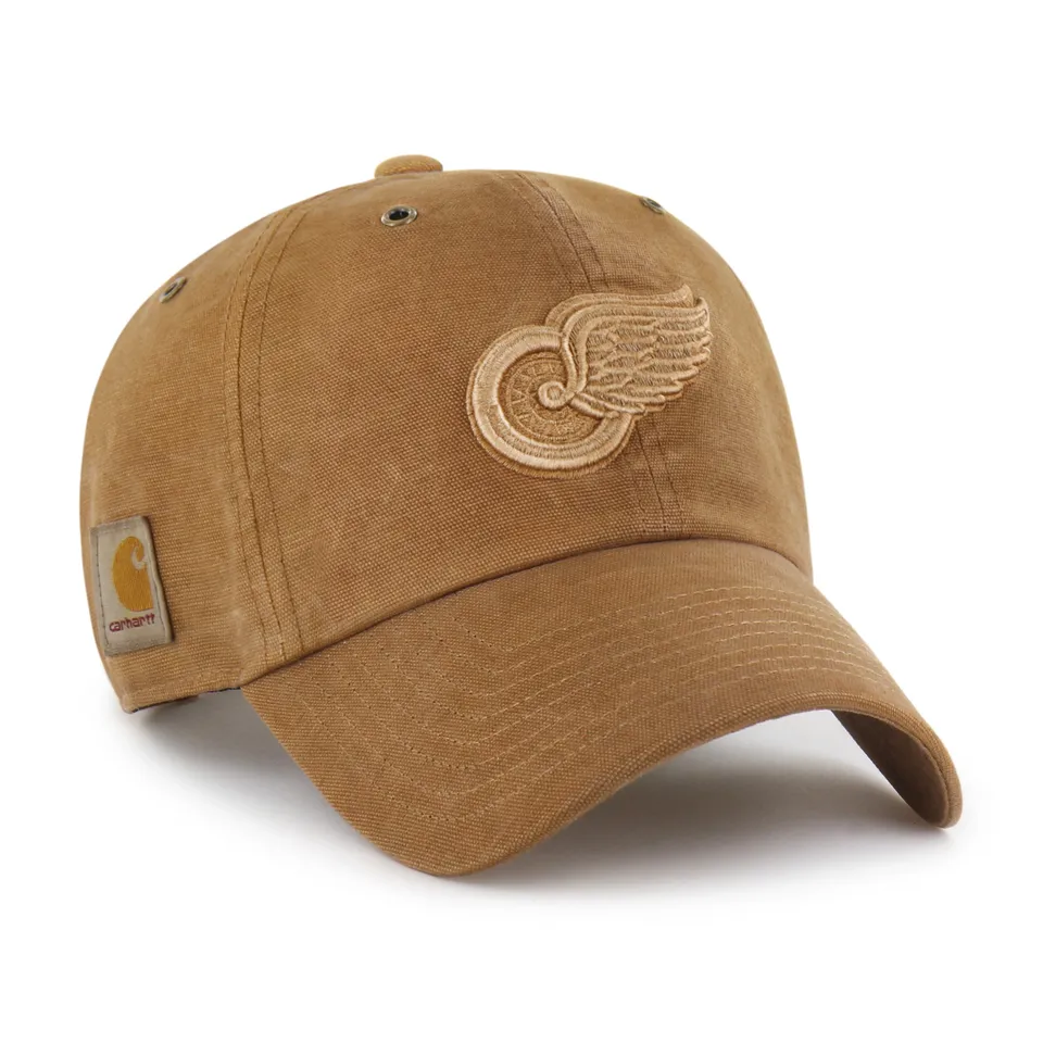 47-brand-detroit-red-wings-carhartt-dyed-clean-up-cap-braun image 1