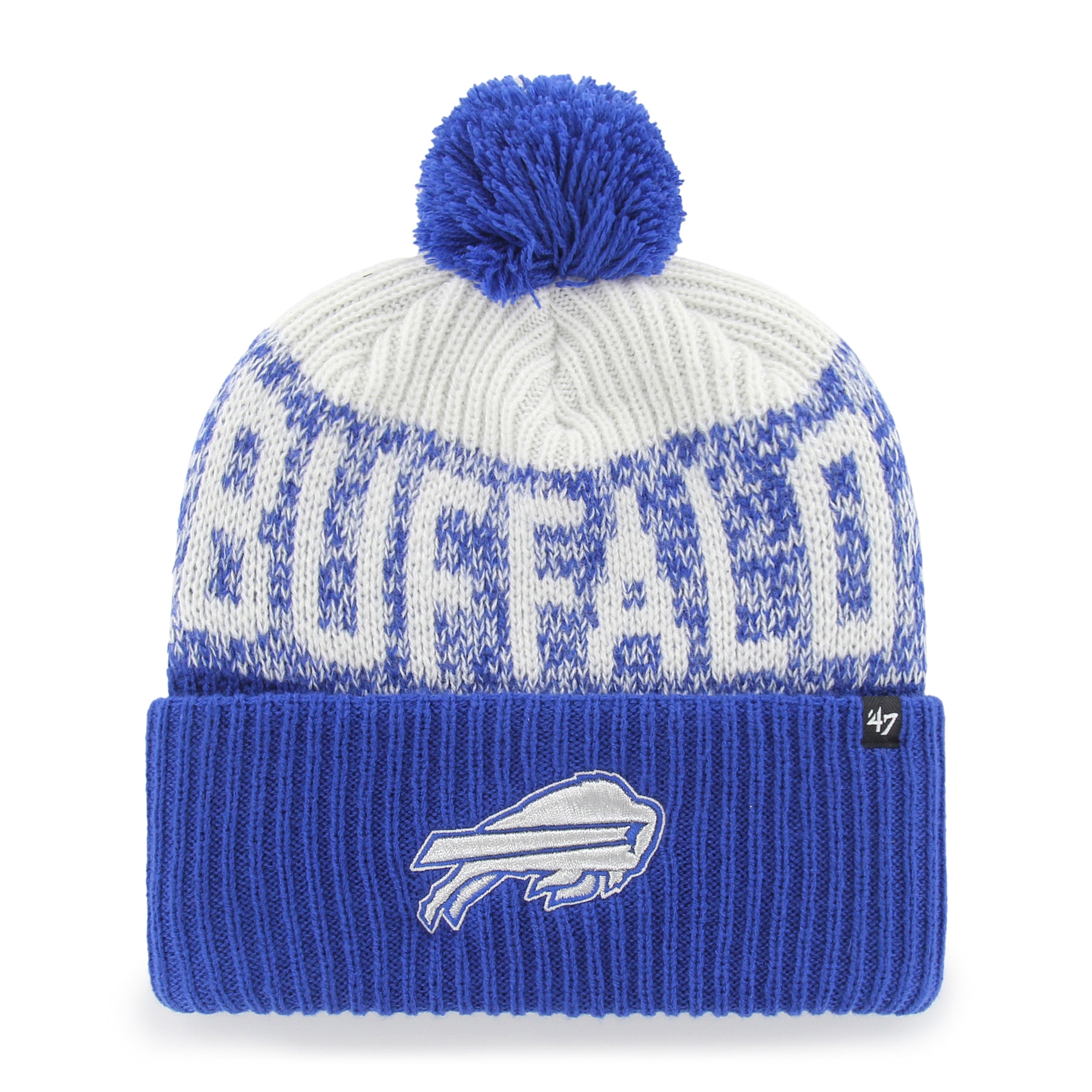 47-brand-bone-chill-buffalo-bills-beanie-royal image 1