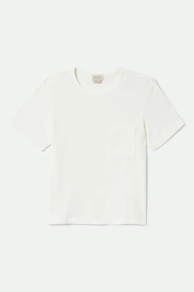 brixton-carefree-organic-t-shirt-off-white-bio-baumwolle image 1
