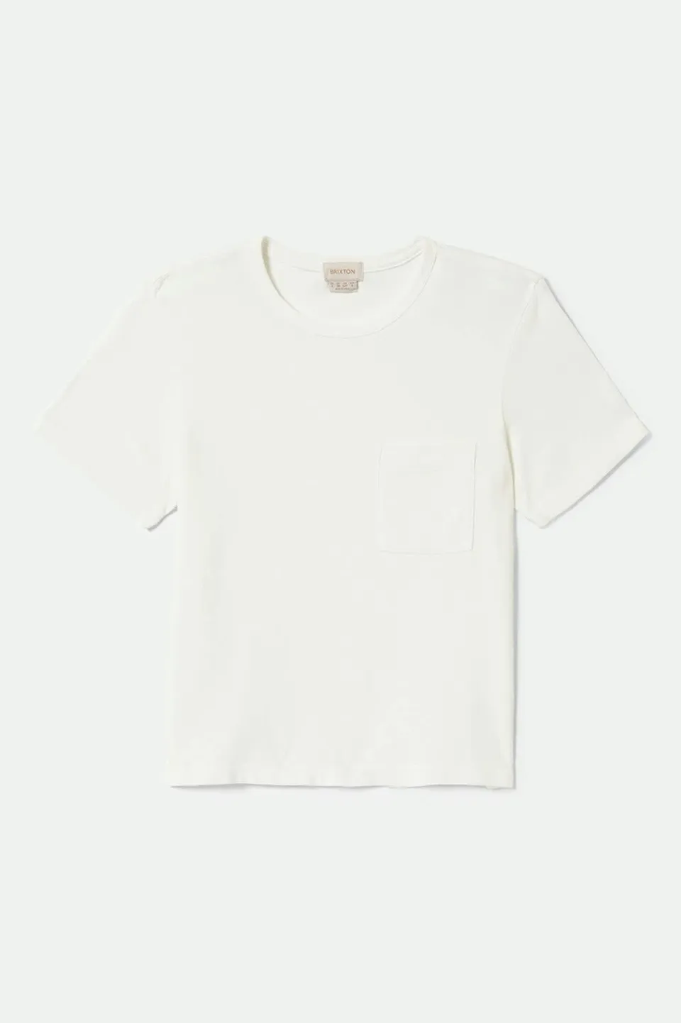 brixton-carefree-organic-t-shirt-off-white-bio-baumwolle image 1