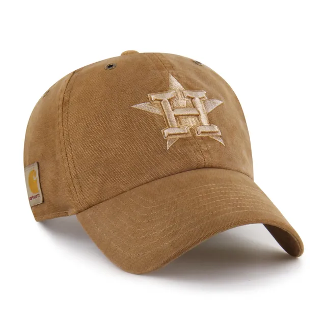 47-brand-clean-up-houston-astros-cap-carhartt-braun image 1