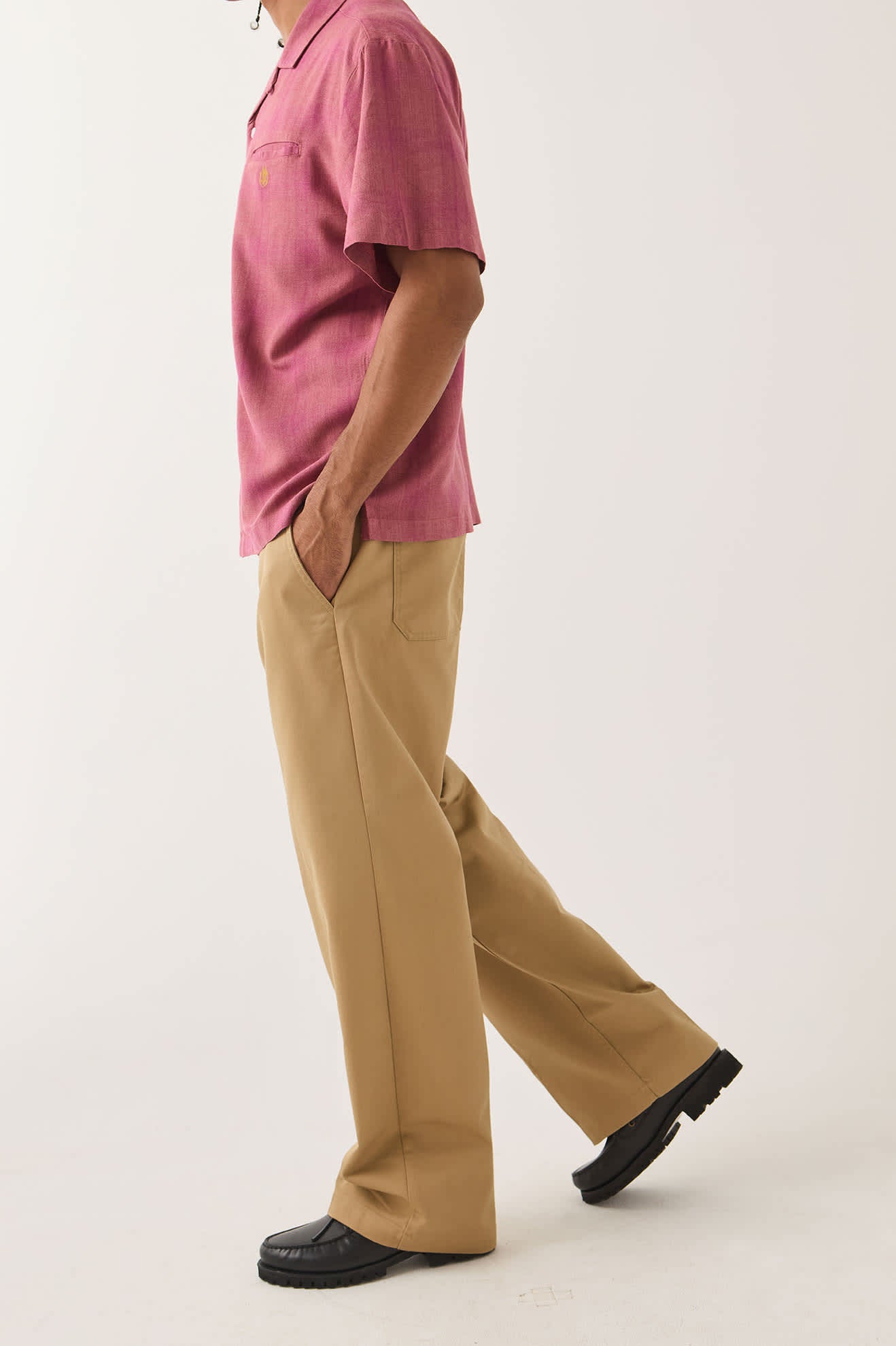 brixton-trademark-chino-hose-british-khaki-herren image 3