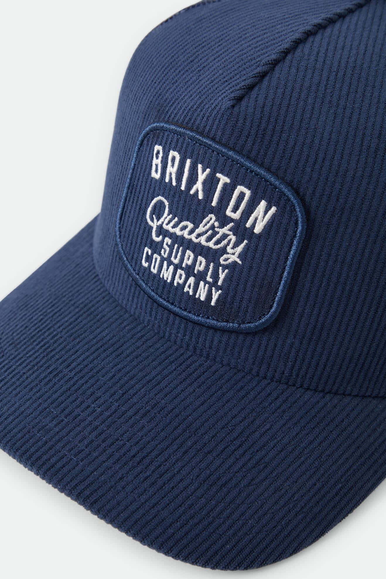 brixton-hubal-trucker-hat-dark-navy-corduroy-snapback image 3