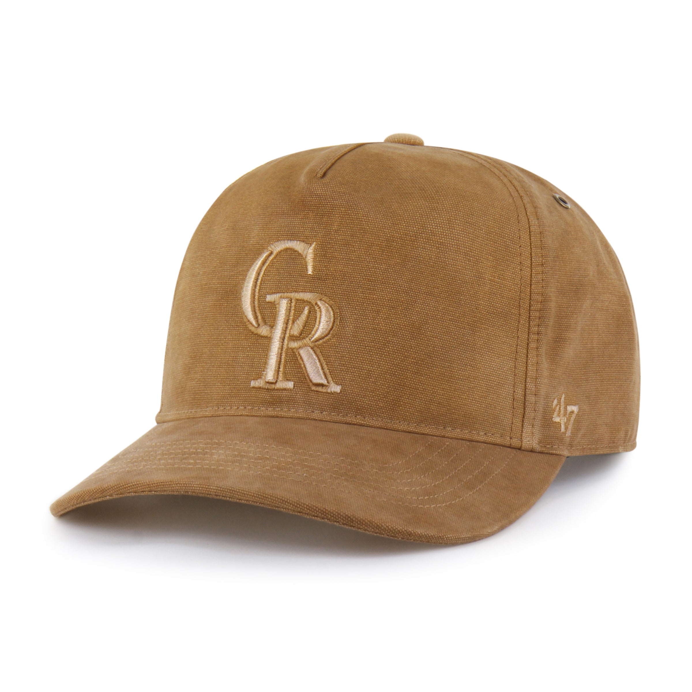 47-brand-colorado-rockies-carhartt-dyed-hitch-rf-cap-braun image 4