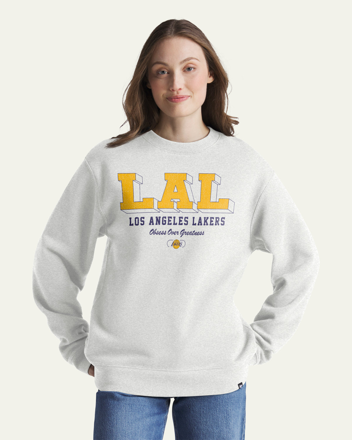 47-everyday-crew-lakers-standing-tall-sweatshirt-grau image 3
