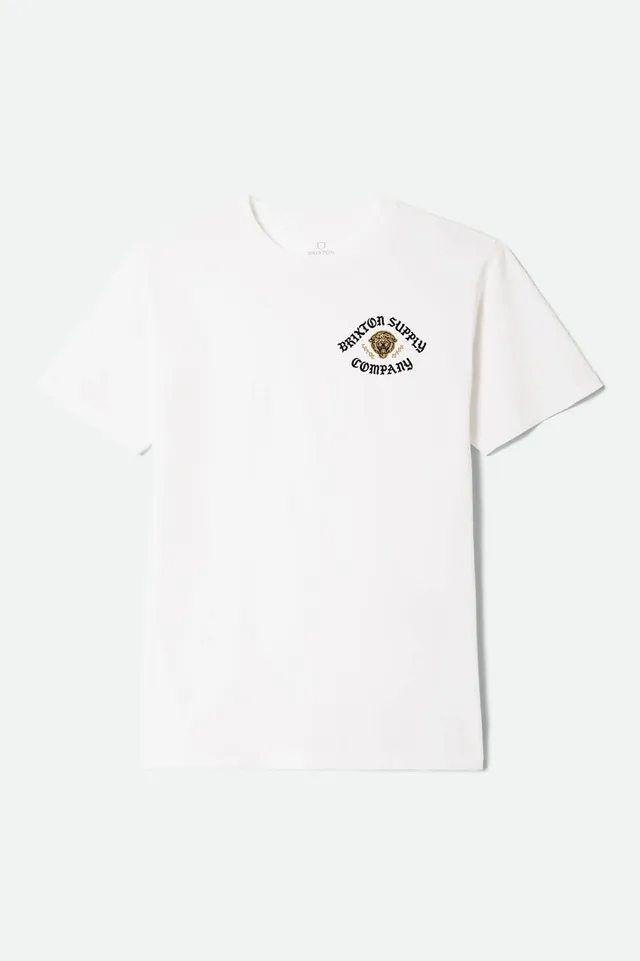 brixton-morado-t-shirt-wei-herren-tiger-baumwolle image 1