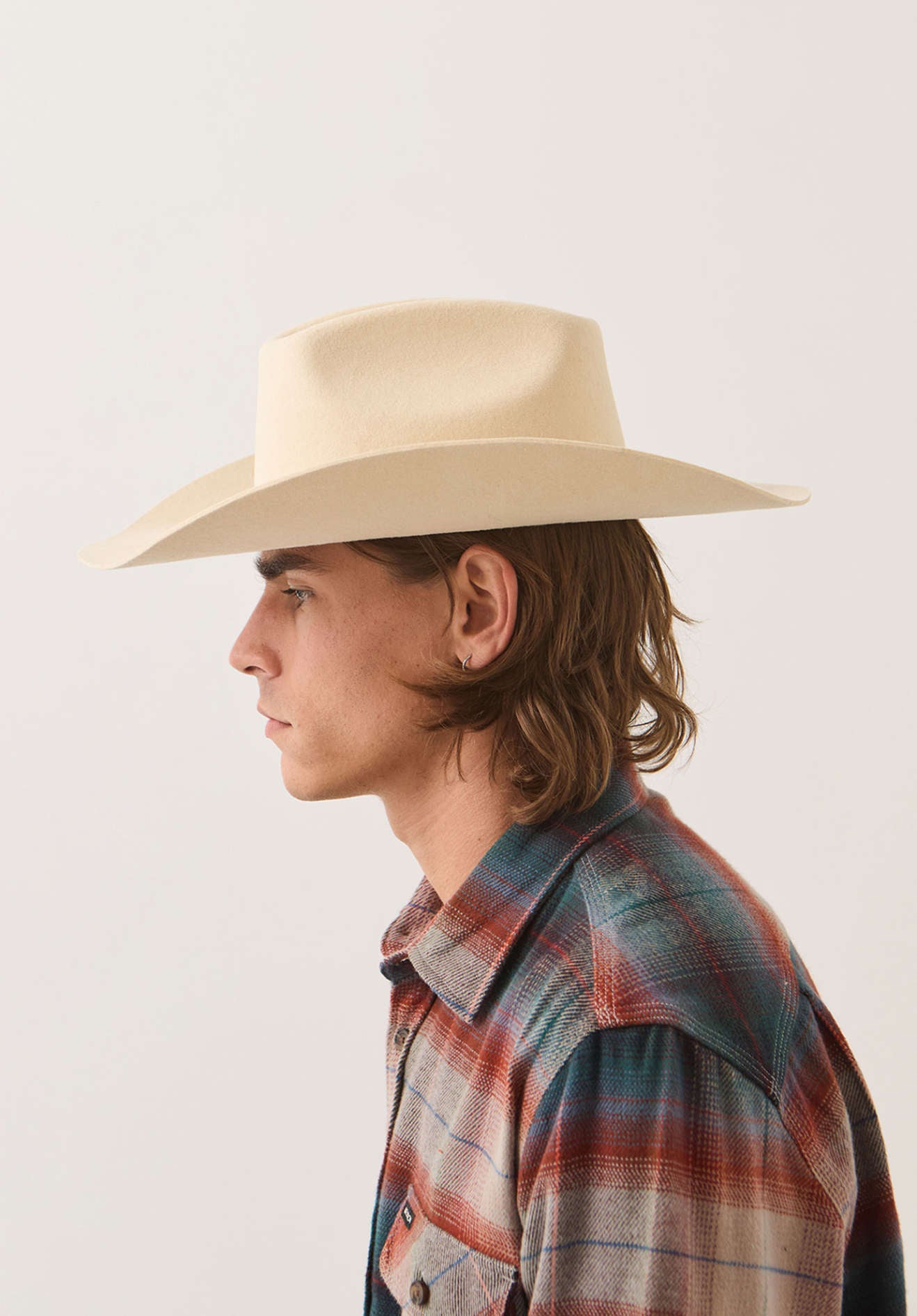 brixton-prescott-cowboy-hut-wax-paper-wollfilz image 4