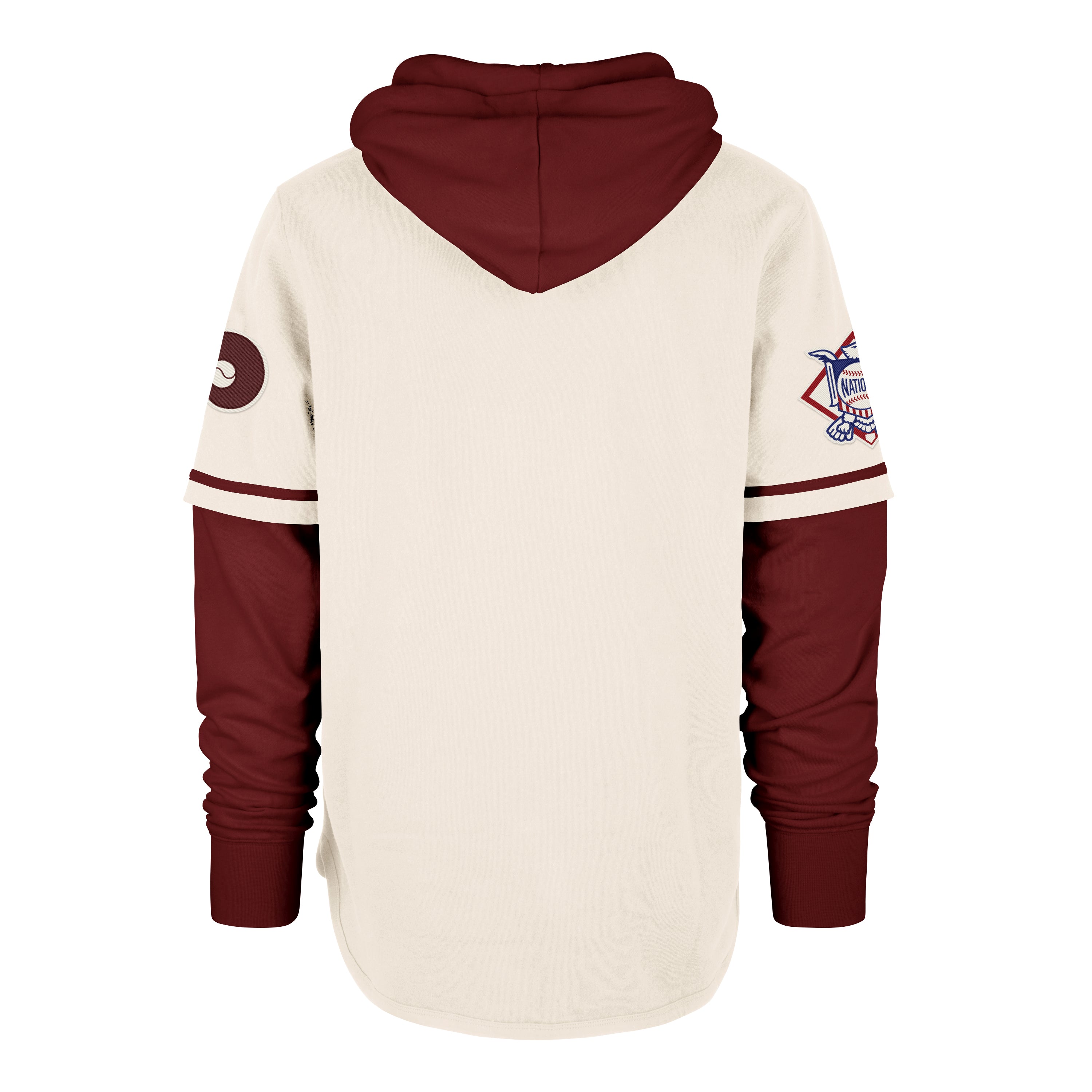 47-shortstop-phillies-cooperstown-hoodie-cream-kapuzenpulli image 2