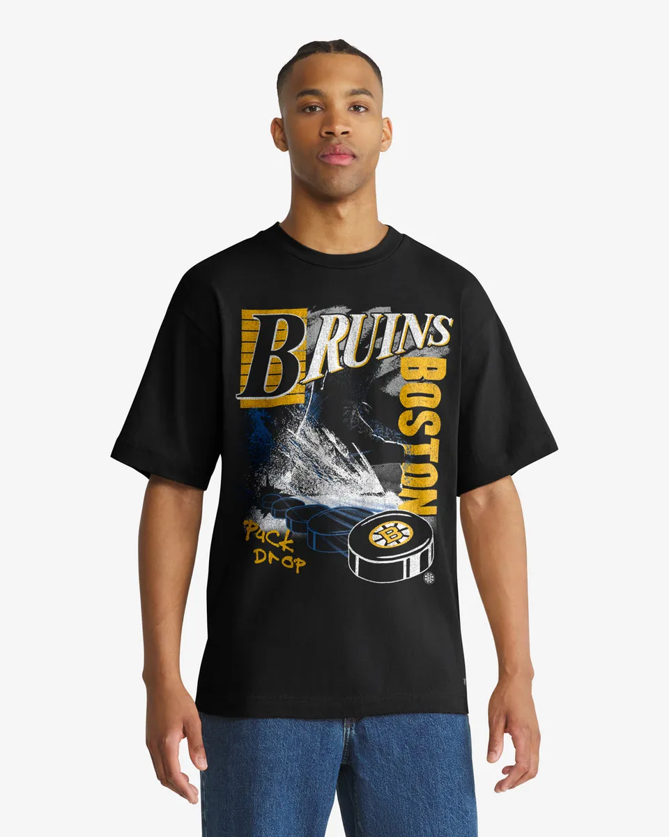 47-brand-boston-bruins-fresh-ice-foundation-t-shirt-schwarz image 1