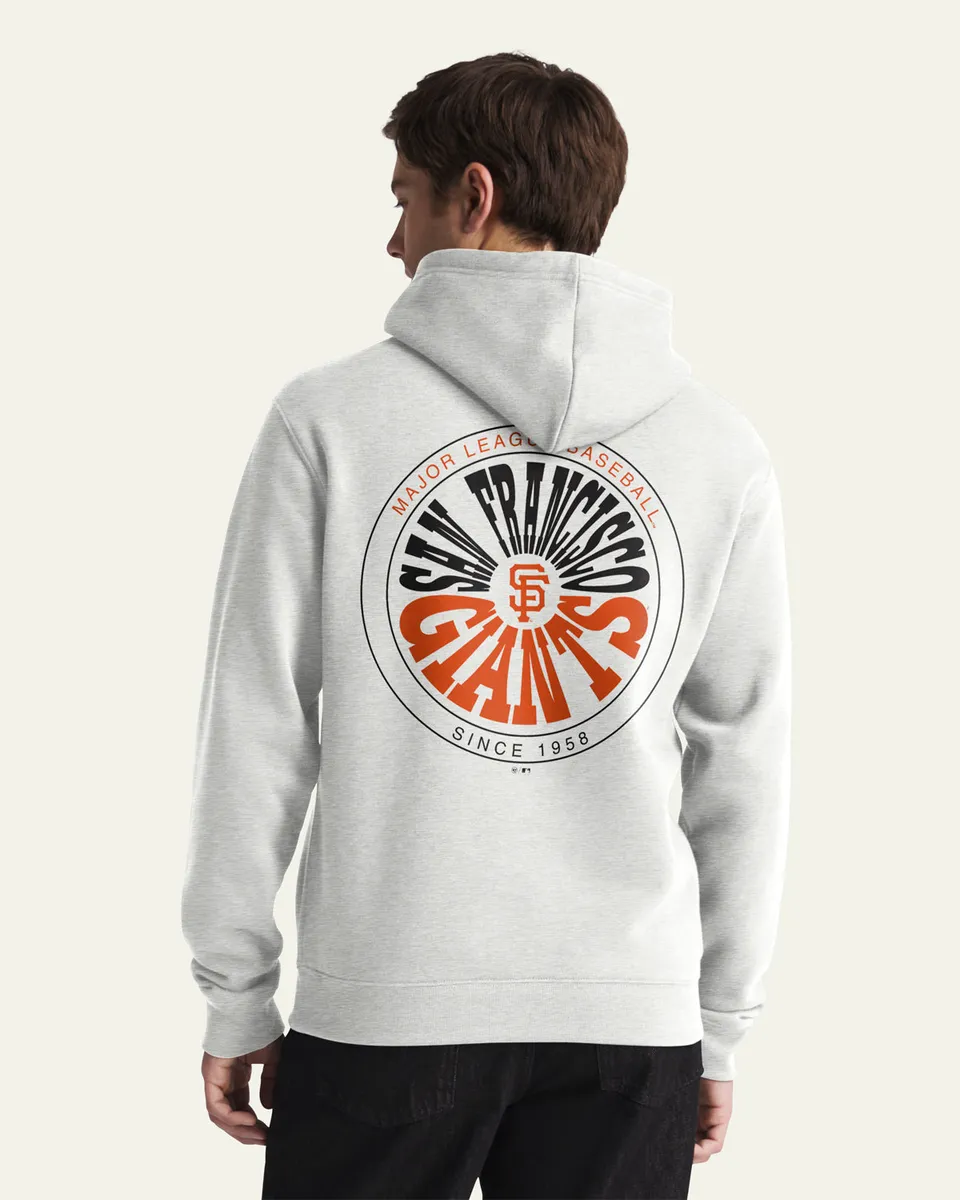 47-brand-sf-giants-warpstyle-hoodie-relay-grey-baumwolle image 1