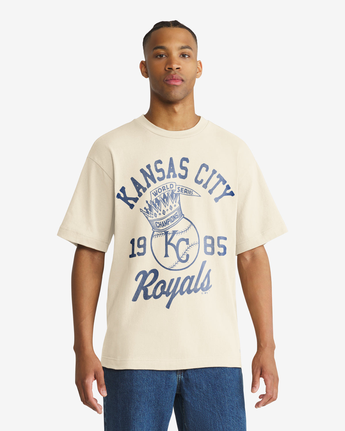 47-foundation-royals-crowned-t-shirt-cream image 1