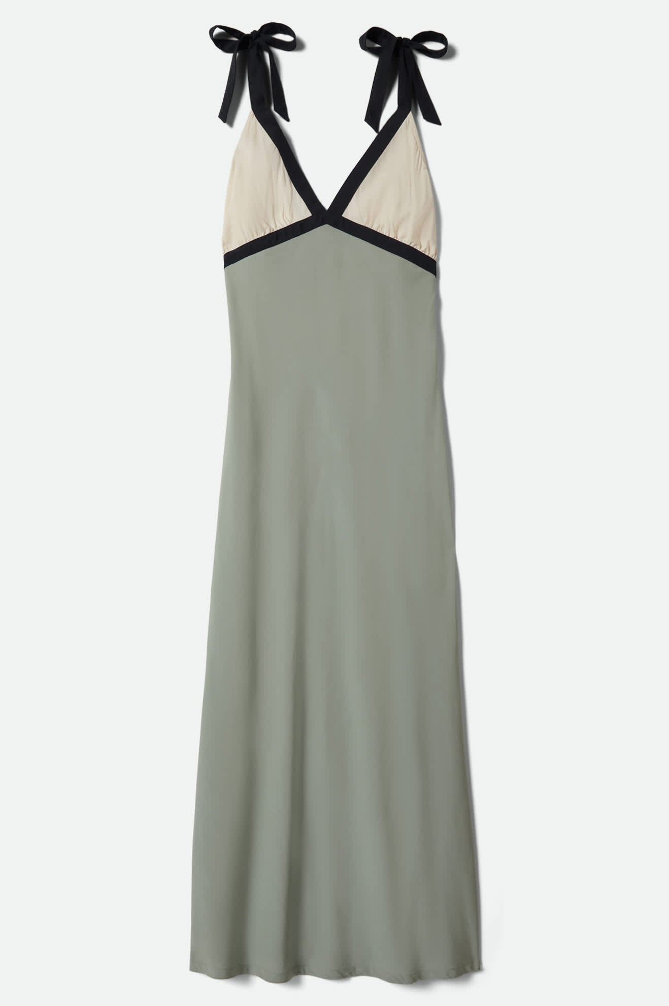 brixton-sunset-tie-slip-dress-kleid-sage-green-whitecap-viskose image 2