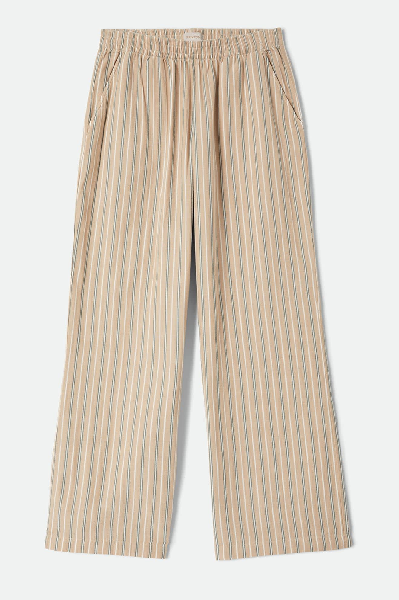 brixton-lounge-pant-hose-sand-streifen image 2
