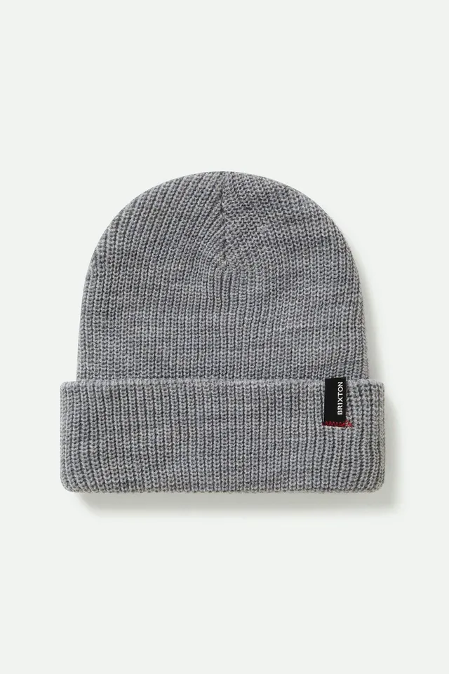 brixton-heist-beanie-light-heather-grey-umschlagm-tze image 1