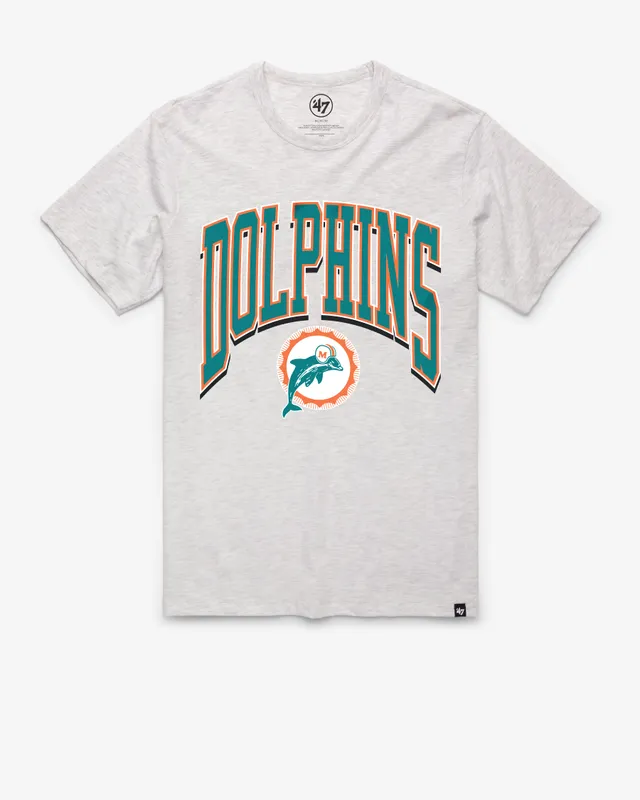 47-franklin-tee-miami-dolphins-t-shirt-relay-grey-vintage image 1