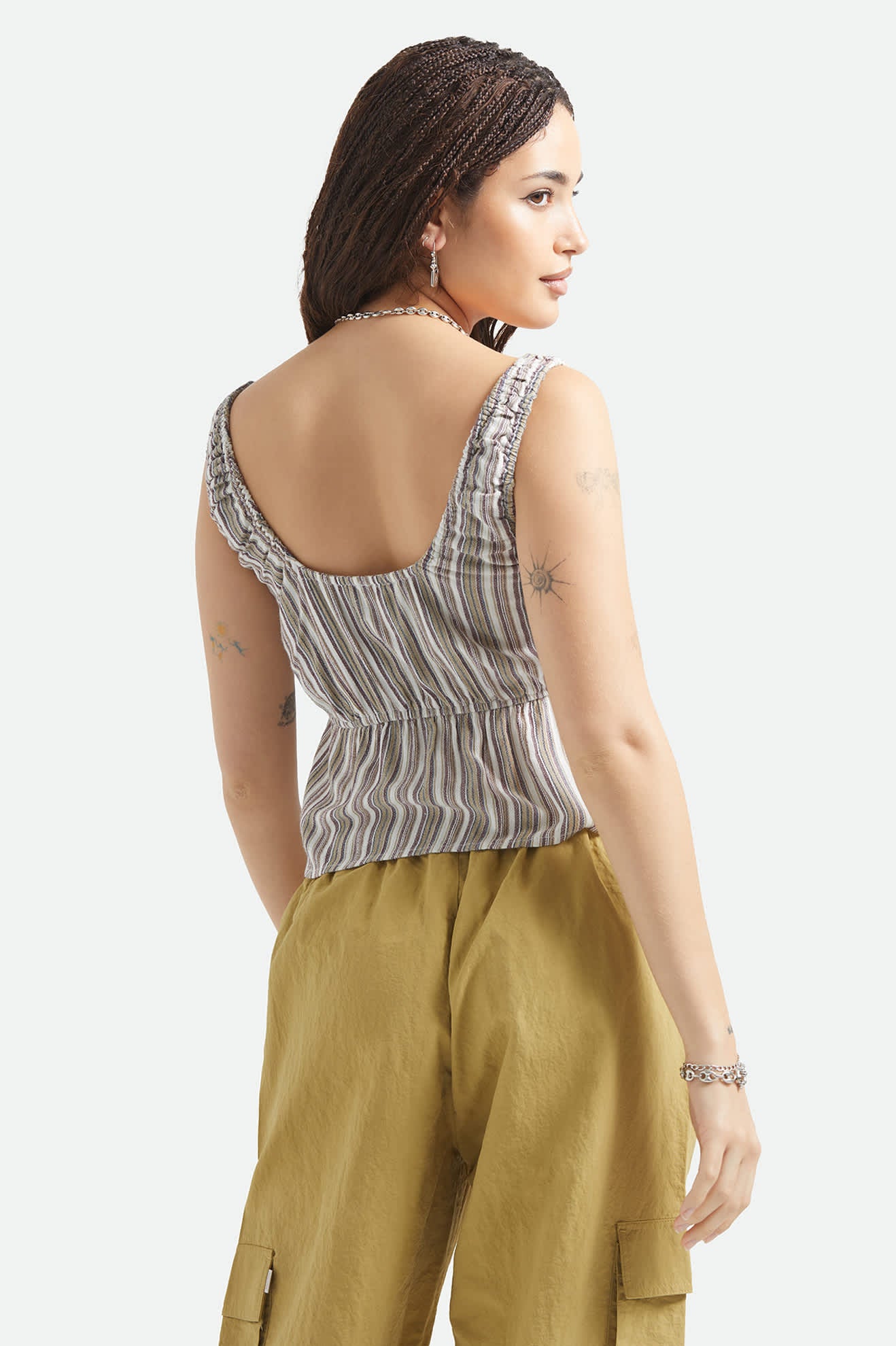 brixton-abigail-tie-top-worn-in-robust-red-stripe-damen image 5
