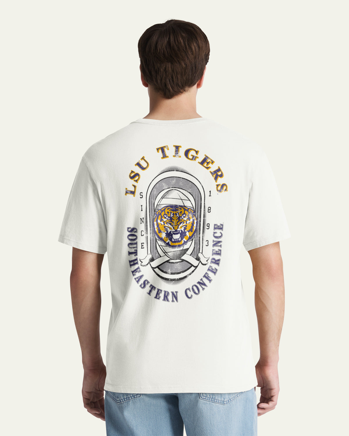 47-brand-everyday-lsu-tigers-t-shirt-sandstone-baumwolle image 1
