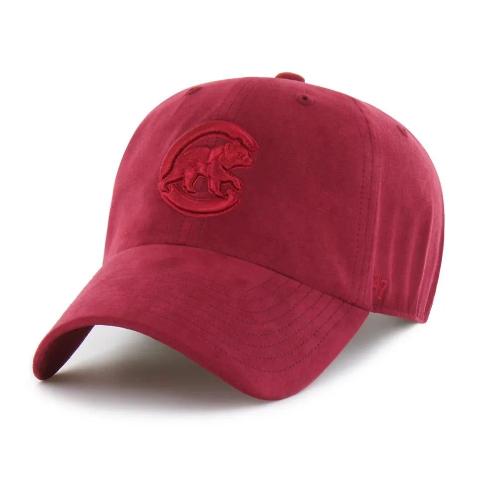 47-brand-cubs-clean-up-cap-razor-red-suede-verstellbar image 1