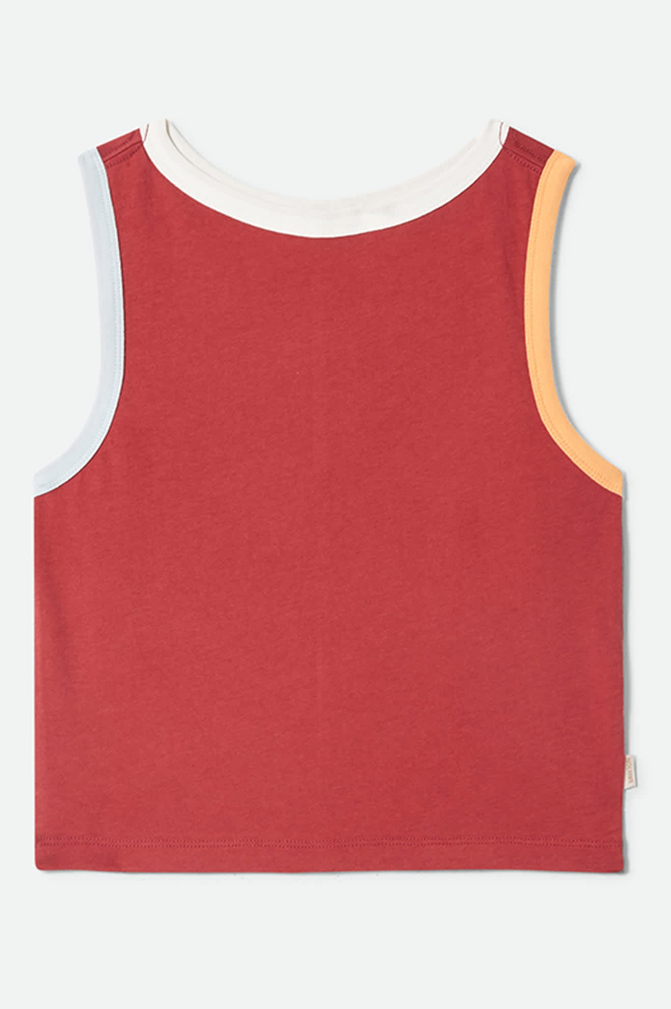 brixton-carefree-organic-garment-dye-cropped-tank-top-robust-red image 2