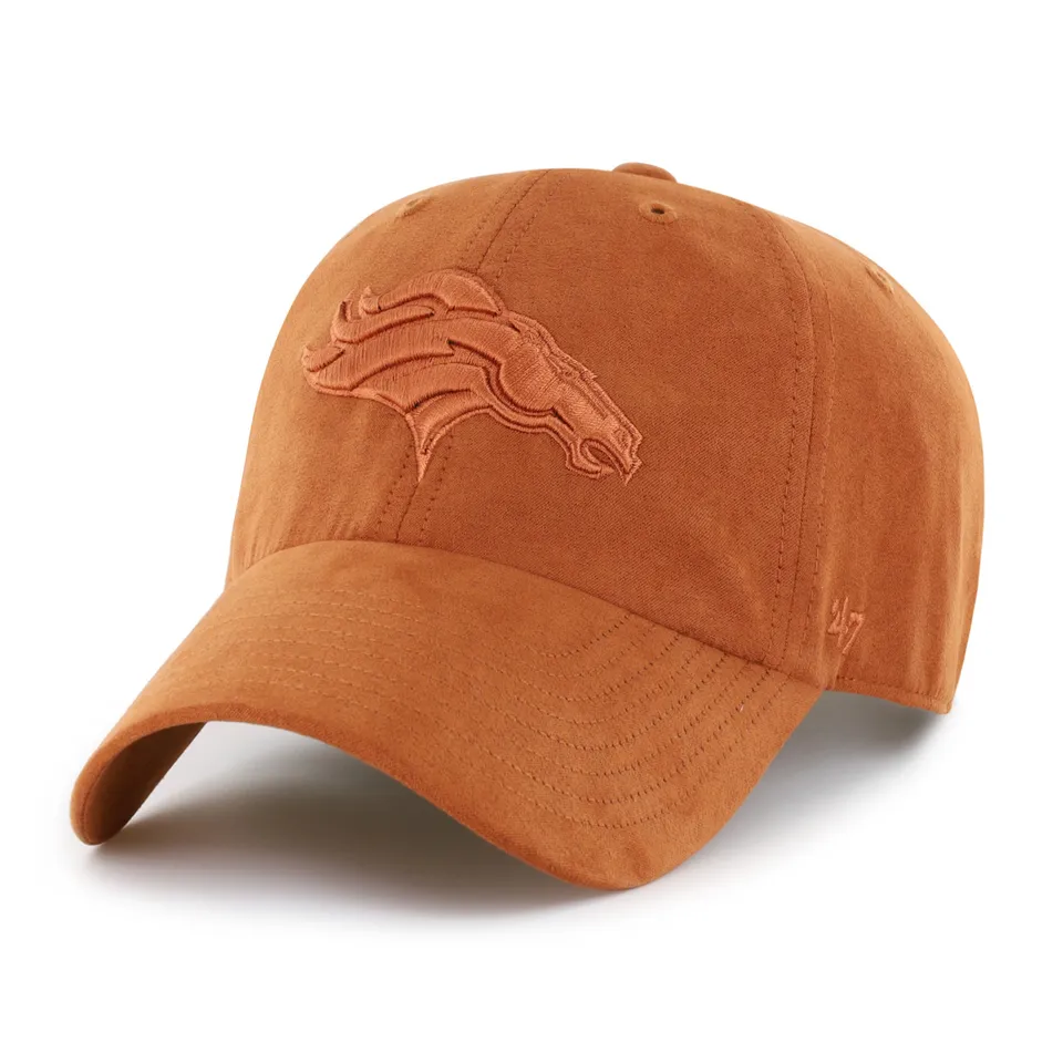 47-brand-47-clean-up-denver-broncos-ballpark-suede-cap-orange image 1