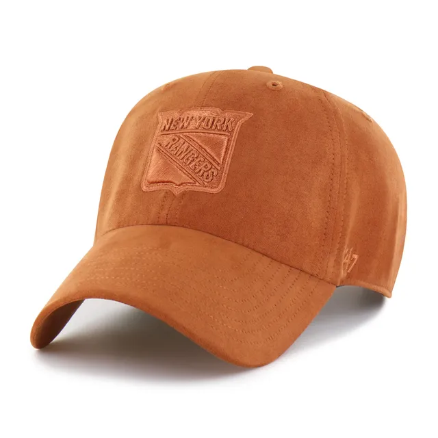 47-clean-up-new-york-rangers-ballpark-suede-cap-burnt-orange image 1