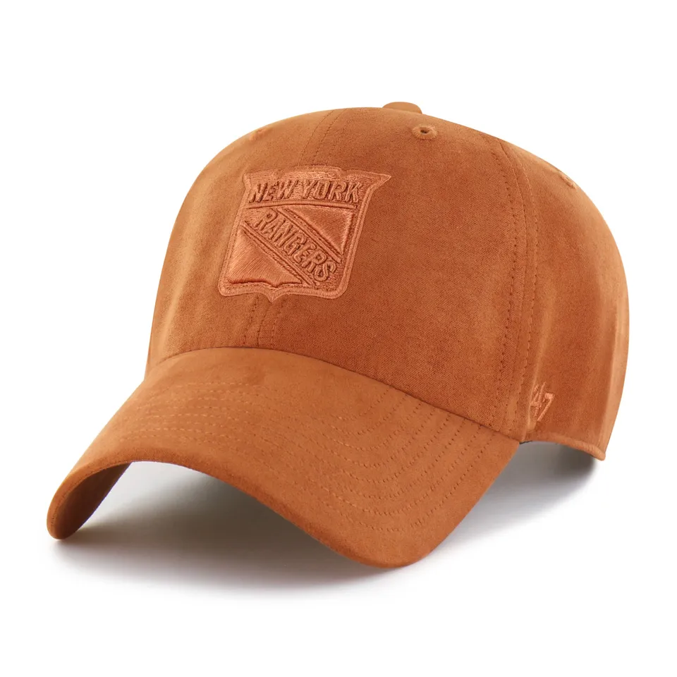 47-clean-up-new-york-rangers-ballpark-suede-cap-burnt-orange image 1