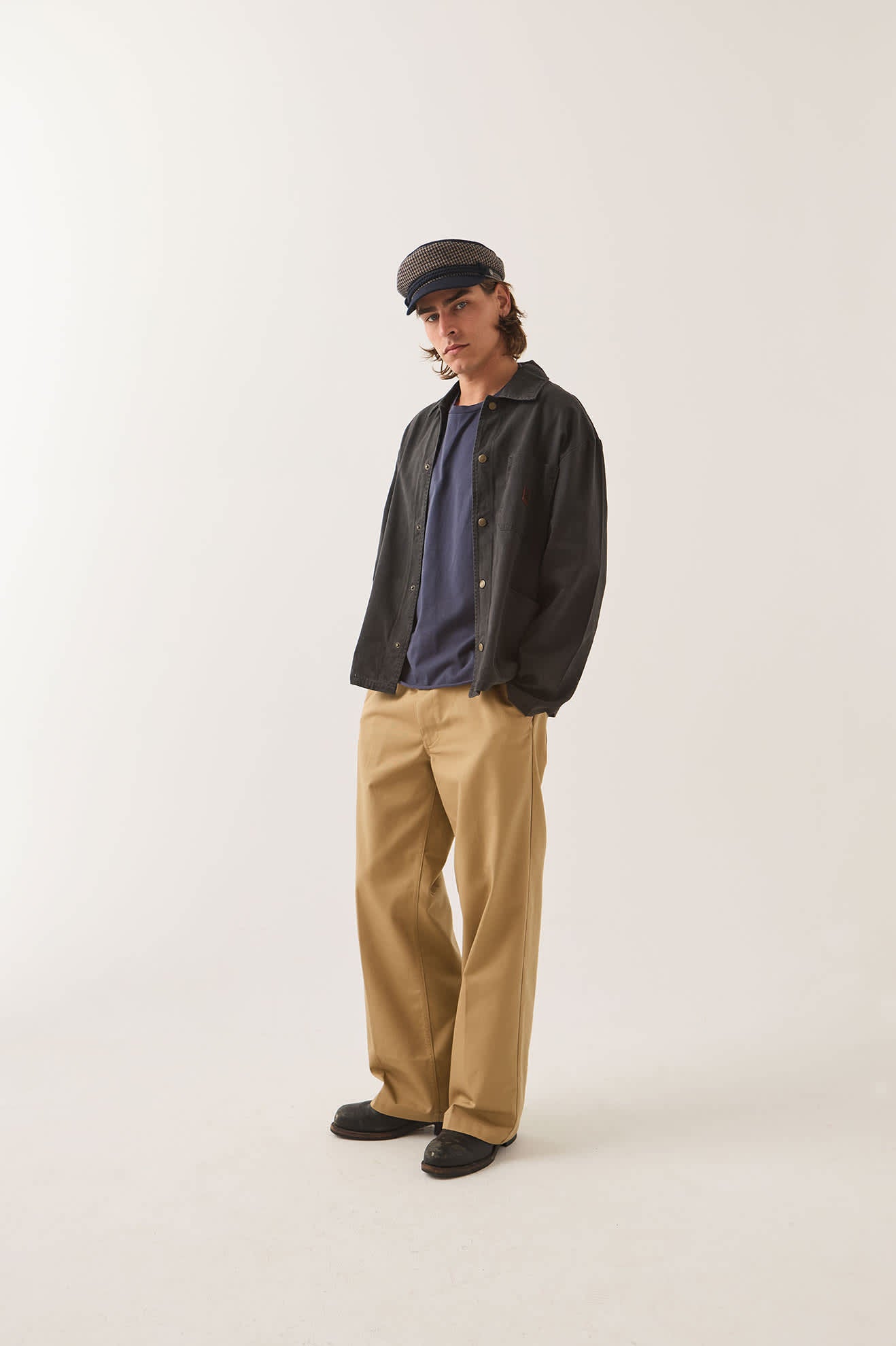 brixton-painters-jacket-washed-black-baumwolltwill image 5